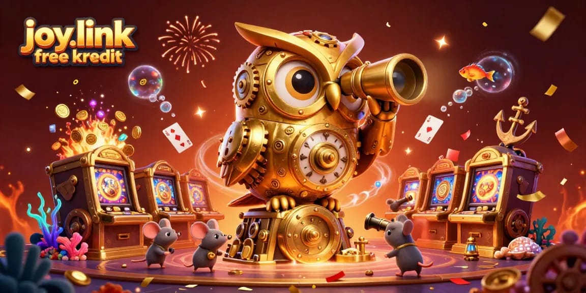 Spin the reels with joy.link free kredit and explore this vibrant casino illustration!