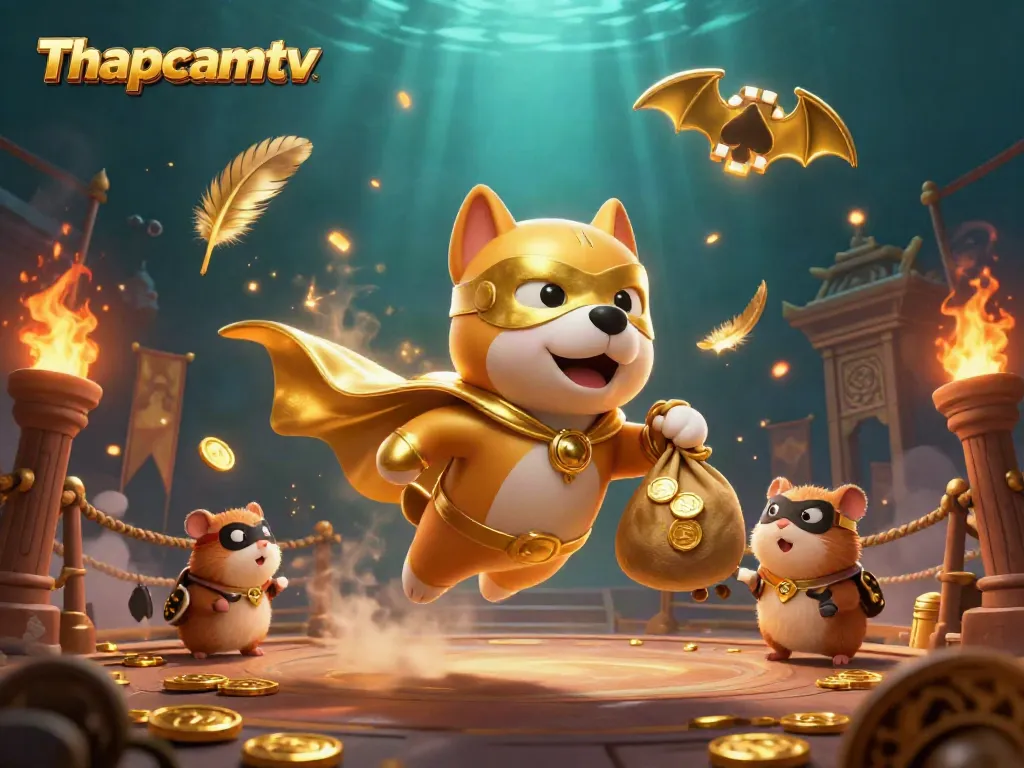 Engage with Thapcamtv's thrilling experience featuring a hero dog and sidekick in an exciting gambling-themed adventure.