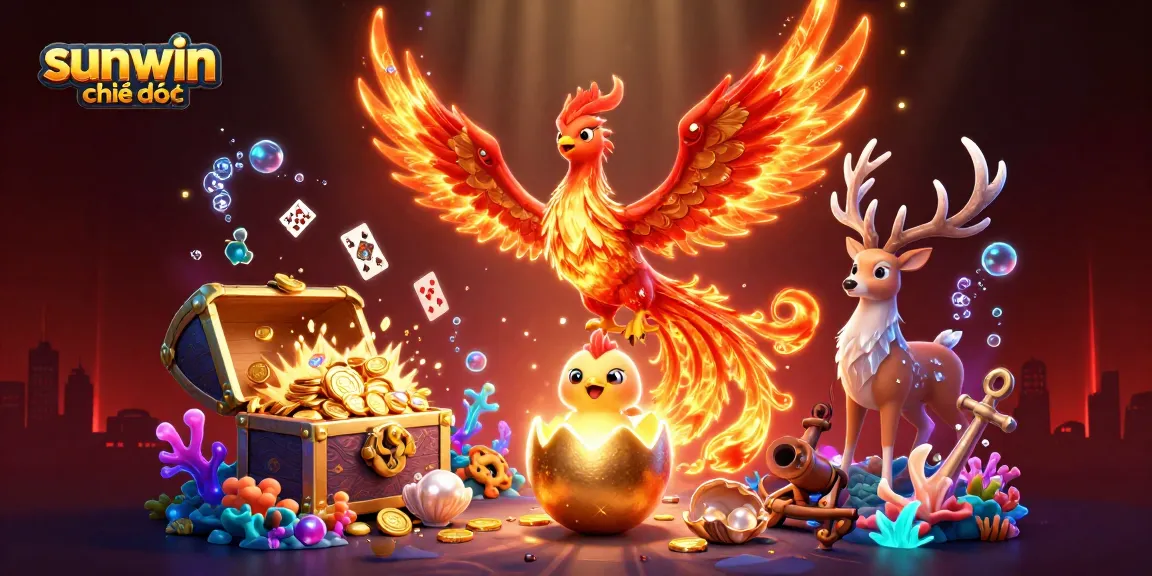Experience thrilling gaming at sunwin chính thức with vibrant casino scenes and dynamic characters.