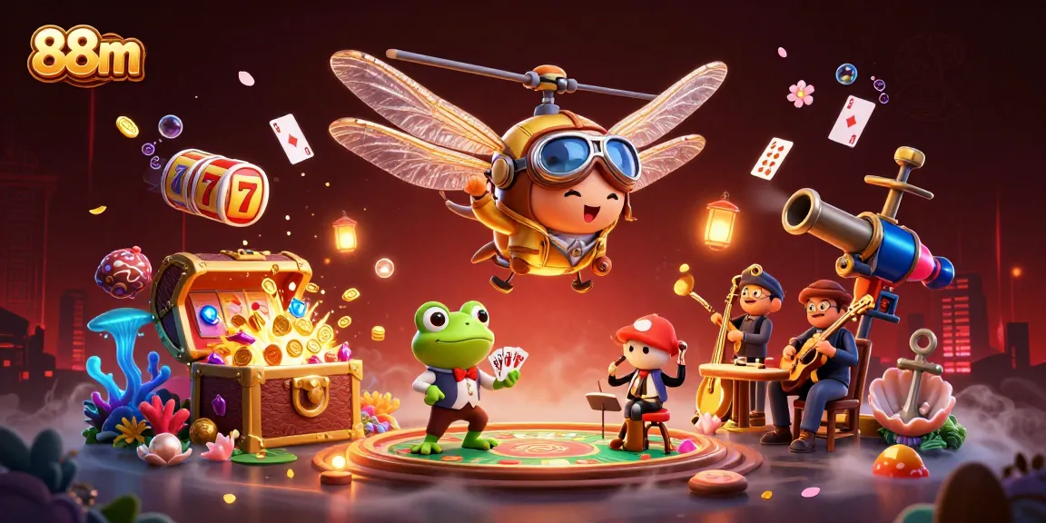 Experience the excitement at 88m with vibrant slot games and dynamic casino action.