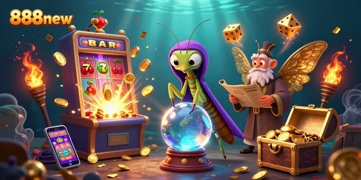 Win big with the vibrant scene showcasing the magic of 888new casino adventures.