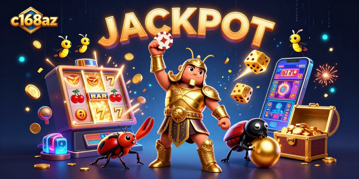 Experience thrilling wins at c168az with vibrant slot games and dynamic action in a 3D casino adventure.